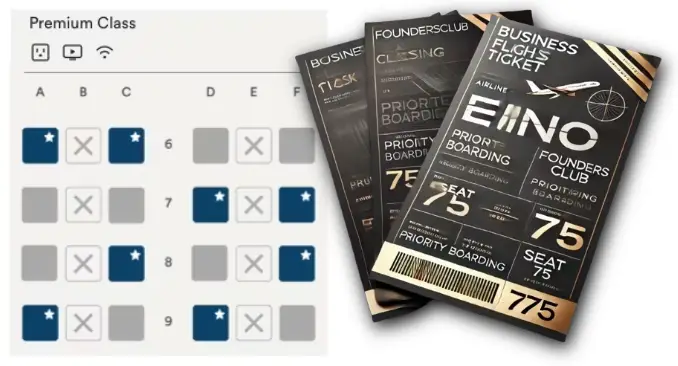 EINO Lifetime-Premium Class Business Flight-Tickets
