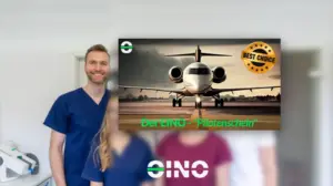 Dr. Andreas Clauser uns der Pilotenschein von EINO